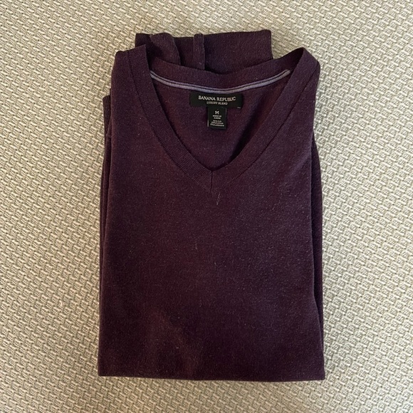 Banana Republic Sweater, Plum (Men’s Med) - Picture 1 of 3